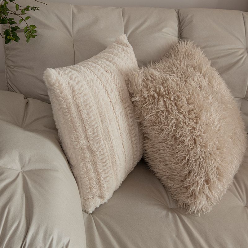 Copricuscini decorativi in stile nordico con nappe e frange per divano letto e soggiorno - Disegni trapuntati geometrici, floreali e a foglia_voghion.com