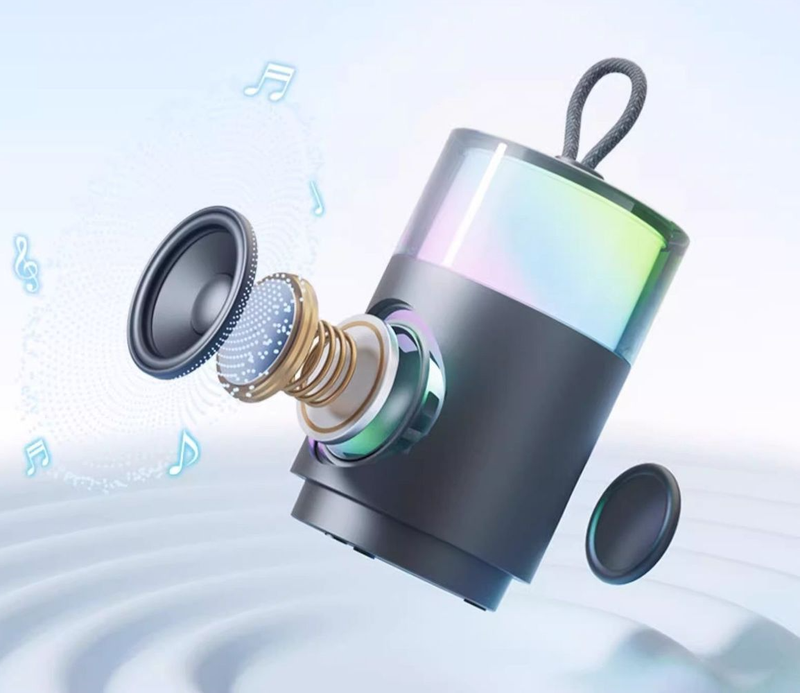 LeDu K-Singing Haut-parleur avec microphone intégré, chant, sans fil, Bluetooth, KTV, extérieur, rechargeable, portable, à la pointe de la technologie_voghion.com