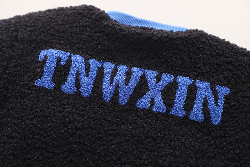 Bērnu zēnu rudens apģērbs, rietumu stila plīša biezs divpusējs virsdrēbes, trīsdaļīgs komplekts mazuļiem, ziemai_voghion.com