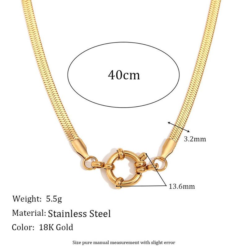 Titanium Steel Niche Natural Stone Lapis Lazuli Heavy Craft Necklace Pendant DIY High Color Retention Gold Plating_voghion.com