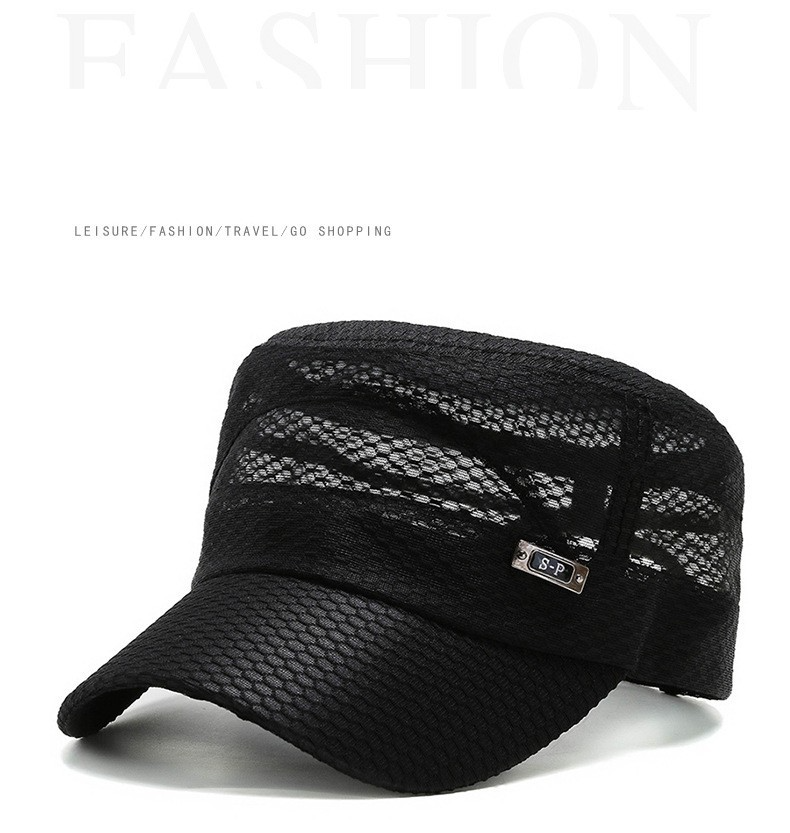 Pánské klobouky pro střední a starší muže, klobouky pro jaro a léto, nové venkovní sluneční klobouky, rychleschnoucí, módní prodyšné, ploché klobouky, jaro pro muže_voghion.com