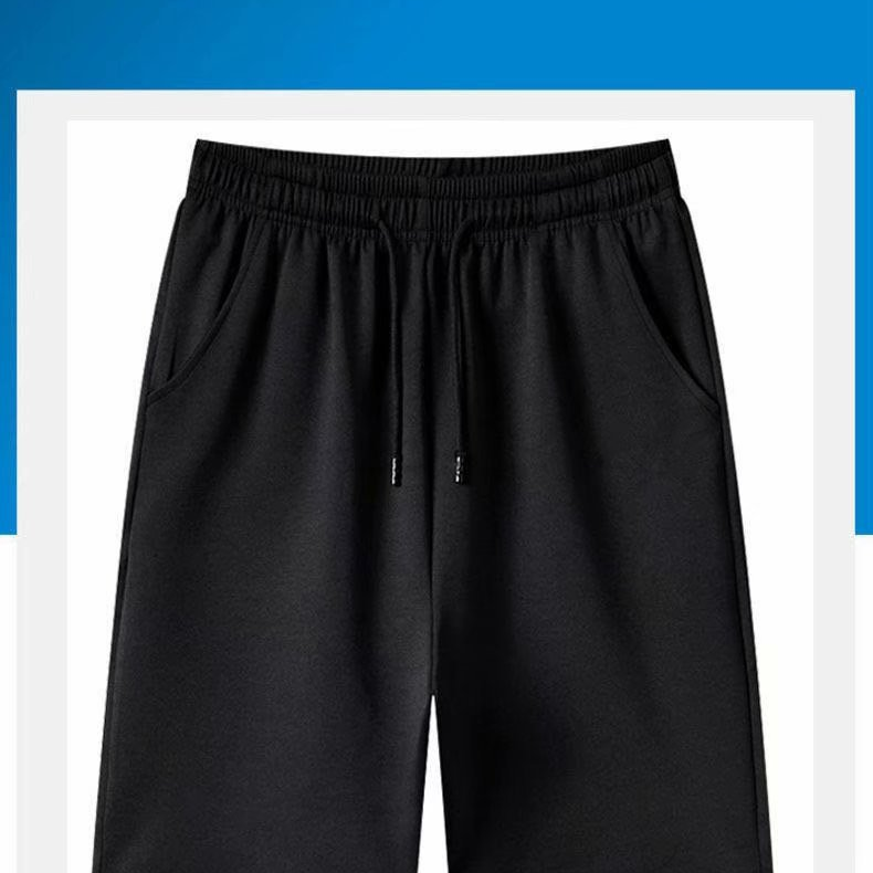 Herreklær Shorts Herre Sommer Tynne Løse Store Størrelser Uformelle Strandbukser Elastiske Løping Fitness Sportsbukser_voghion.com
