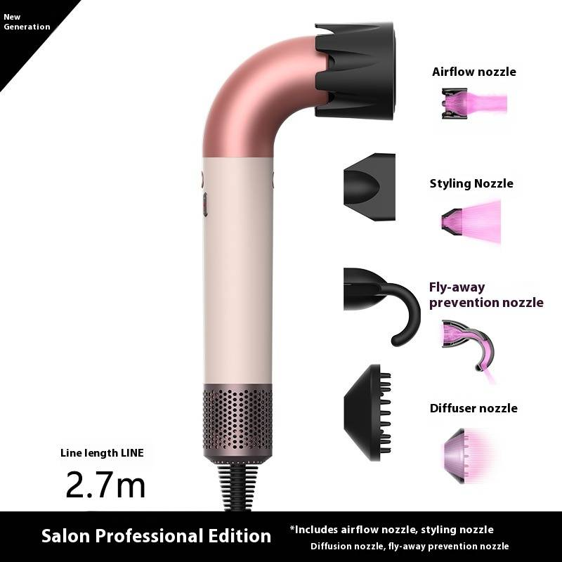 HD18 Huaqiang North New Curved Tube High Power High Speed Silent Negative Ion Hair Care Home Barber Shop Hair Dryer_voghion.com