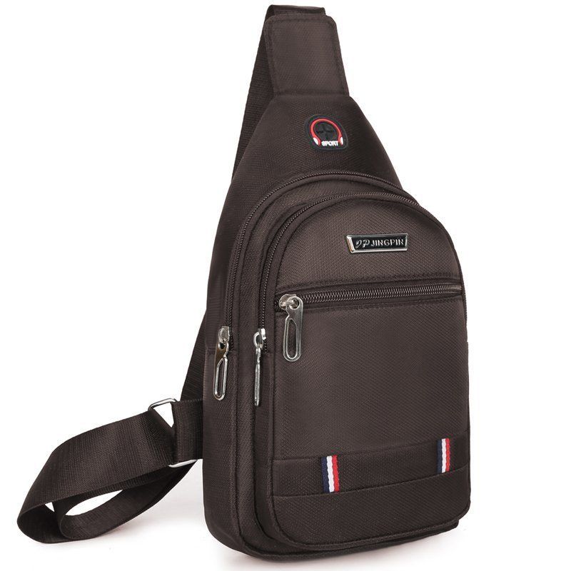 Sac à dos de poitrine pour homme, imperméable et résistant à l'usure, en tissu Oxford, à bandoulière simple, petit, trois couches, grand format, 2025_voghion.com