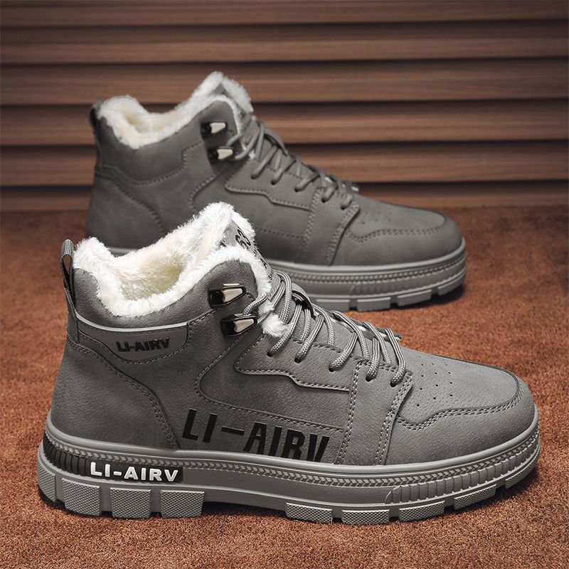 2023 Autumn/Winter Martin Boots with plush and thick snow resistant soft leather for warm mountaineering_voghion.com
