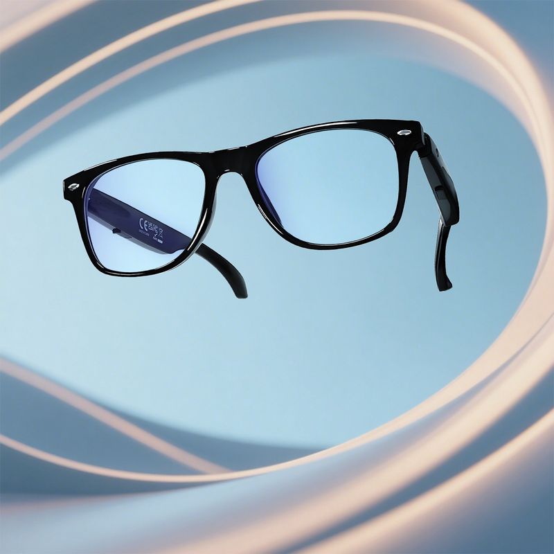 AI Translator Smart Glasses – Real-Time 100+ Language Translation, Bluetooth Calls & Music, HD Audio & Touch Control (iOS/Android Compatible)_voghion.com