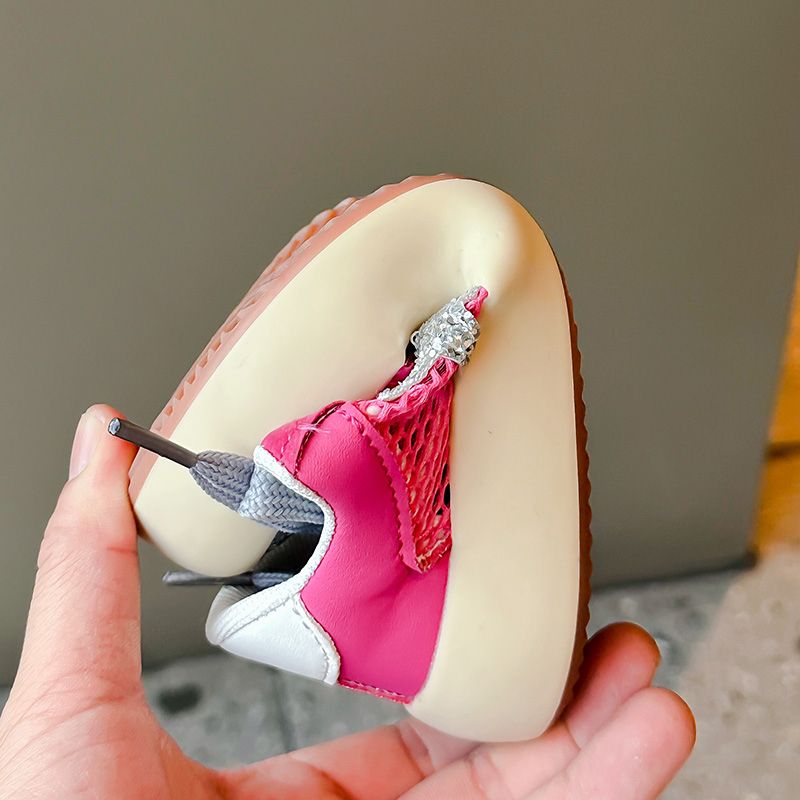 Scarpe per bambini con paillettes, comode, antiscivolo, leggere, versatili, casual, in rete, traspiranti_voghion.com