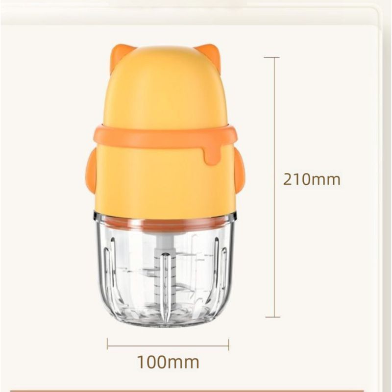 Little Flower Cat Food Processor Electric Meat Grinder Puree Multi-Functional Baby Rice Cereal Tool_voghion.com