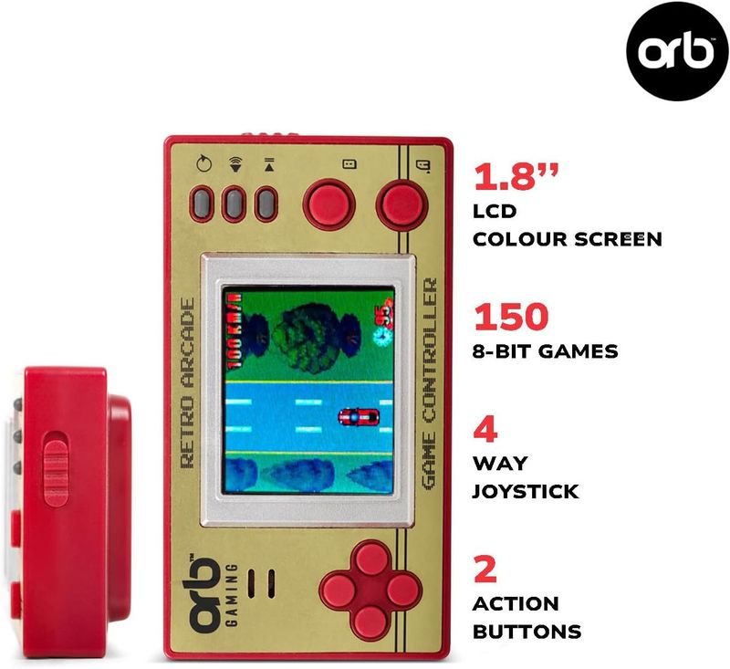 Mini Retro Games Console, 150 In-Built Games, 8-Bit Retro Gaming Handheld Consol_voghion.com