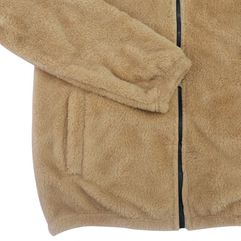 2025 Herren Herbst Winter Doppelseitige Fleece Warme Lose Kapuzen Freizeitjacke_voghion.com