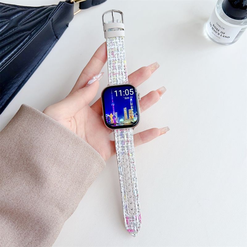 Watch Band For iwatch 42/44/45/46/49mm 38/40/41mm PU leather Fashion Watch Strap for Watch Series Ultra2 Series 10/9/8/7/6/5/4/3/2/1_voghion.com