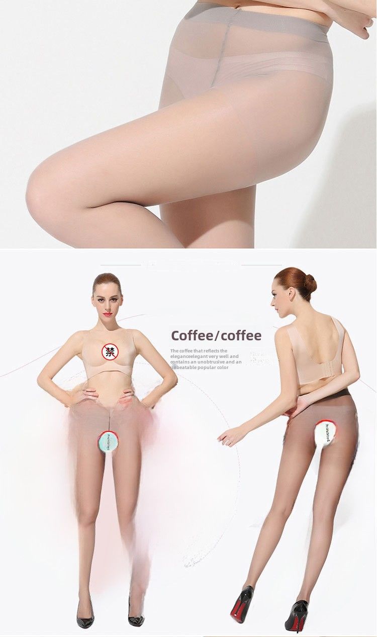 Longsha stockings pantyhose wholesale supermarket thin black silk 0D high elastic plus fat plus size stewardess tights summer_voghion.com