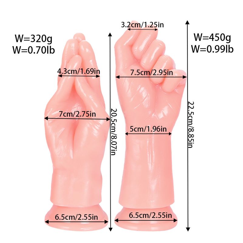 LuvBox AD528 Fisting Plug Realistic Hand Anal Expansion Masturbation Massager Adult SM Sex Toys_voghion.com