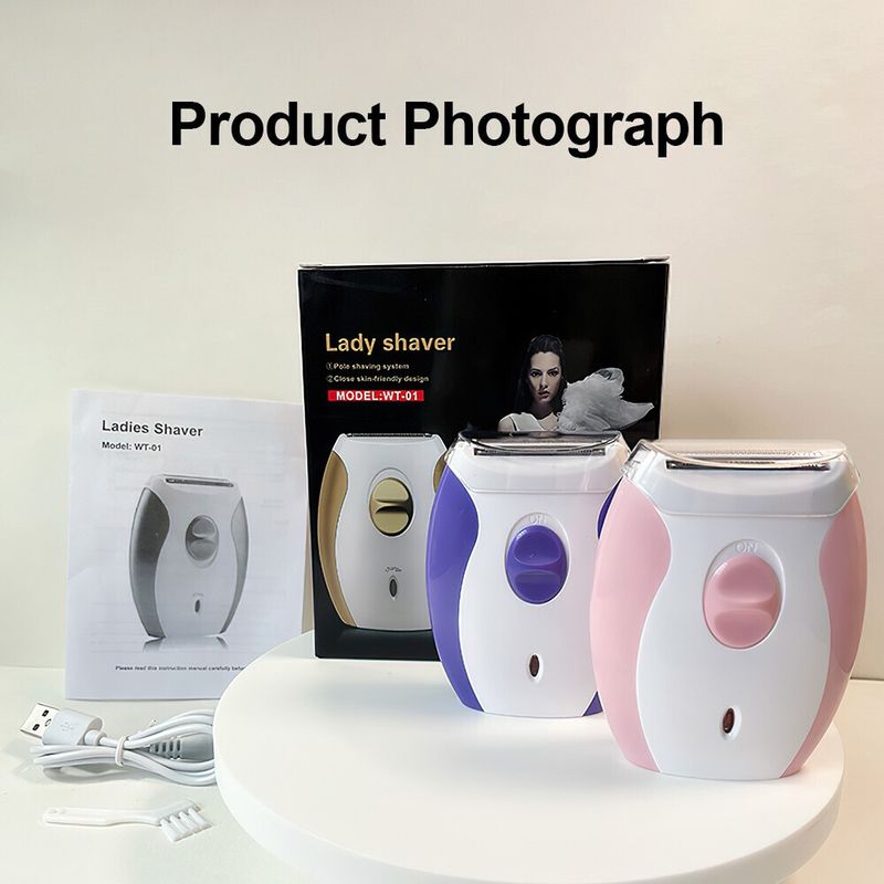 Für Frauen, kabelloser, wiederaufladbarer USB-Rasierer zur Körperhaarentfernung_voghion.com