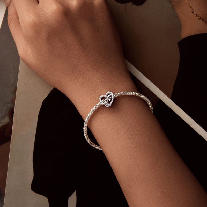 Infinite Love Charm Sterling Silver Charm_voghion.com