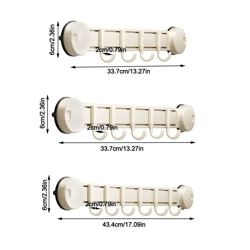 Multi-Pack Suction Hooks - Heavy Duty No-Drill Hanging_voghion.com