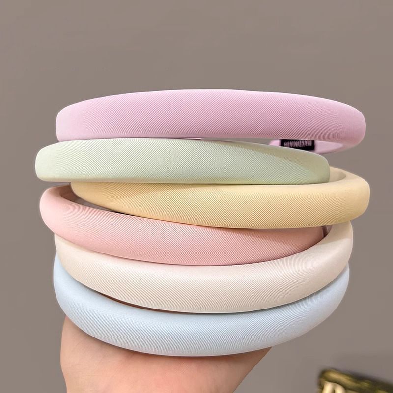 Sweet Macaron Girly Heart, Wash Face Headband, High Skull Top, Pressure Sponge, Tie, Versatile New Hair Accessories_voghion.com