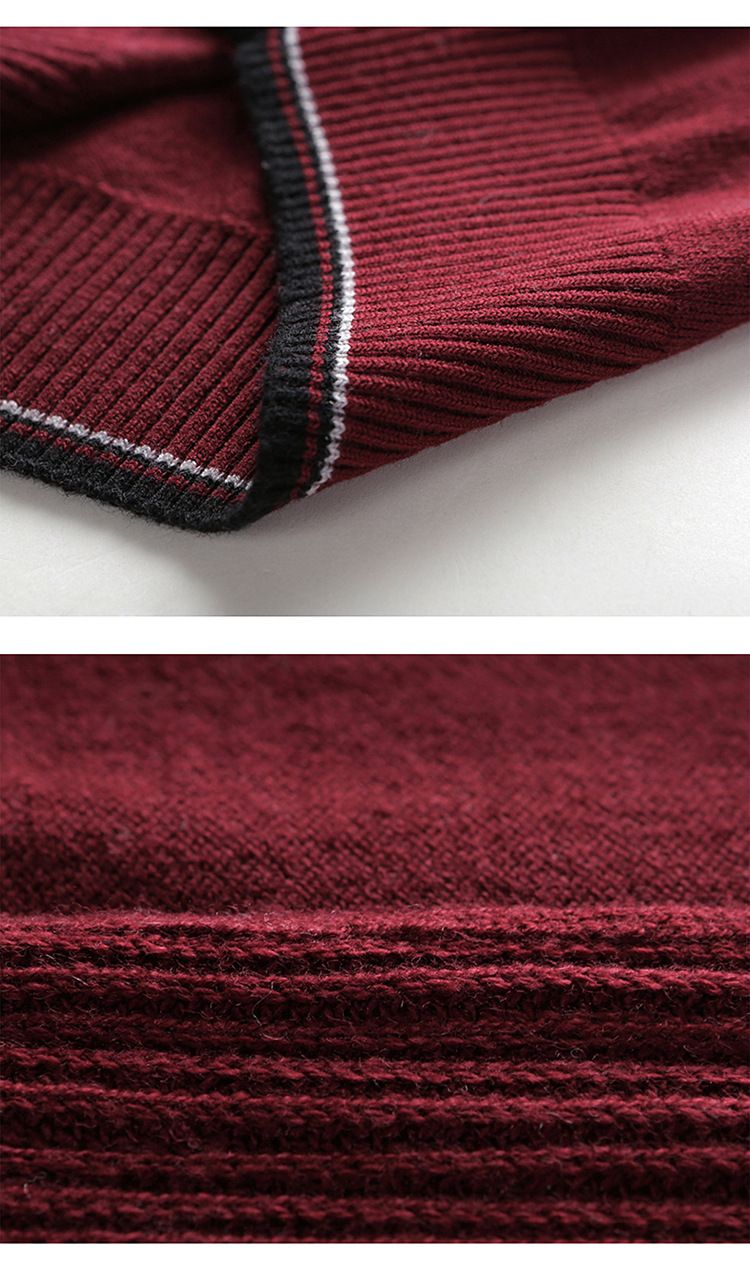 Ärmellose Pulloverweste aus Wollmischung mit V-Ausschnitt für Herren – Karo- und Camouflage-Muster, schmale Passform, lässiger Pullover für den Herbst_voghion.com