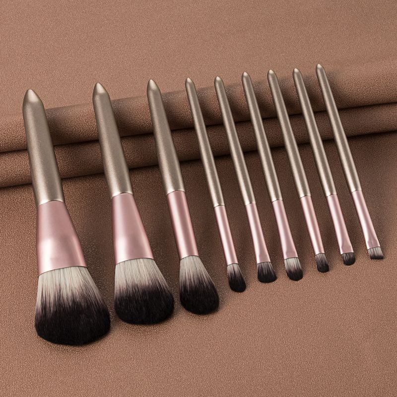 9-teiliges Make-up-Pinsel-Set, Cabocinon-Set, Make-up-Tools, Lidschattenpinsel, Puderpinsel, Beauty-Make-up GUJHUI_voghion.com