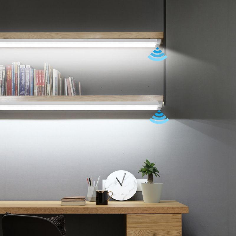 PIR Motion Sensor LED Cabinet Bar Light USB Rechargeable Wireless Portable Induction Lamp Bedroom Decor Detector Night Light_voghion.com