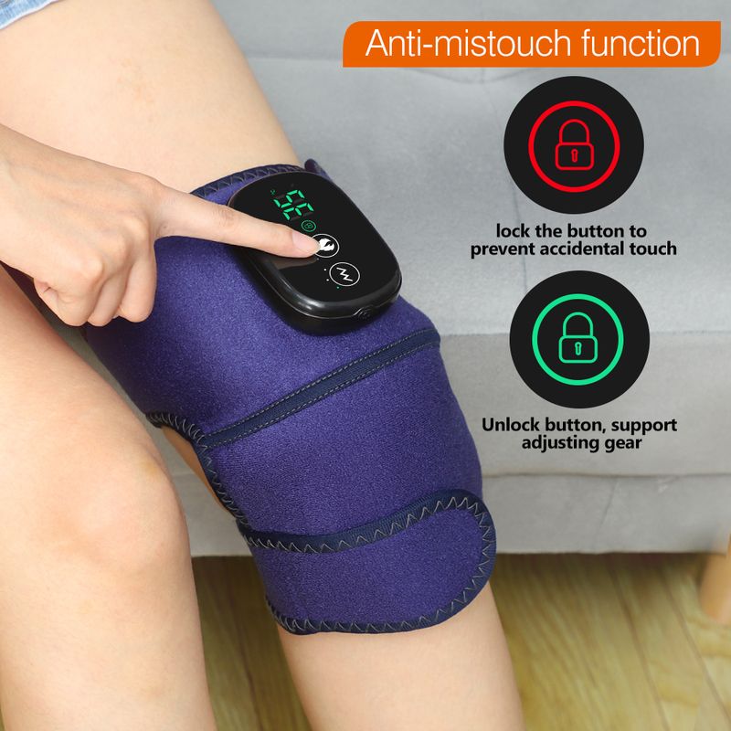 Electric Pad Fast Heating Therapy Knee Temperature Massar Arthritis Physiotherapy Shoulder Elbow Joint Vibration_voghion.com