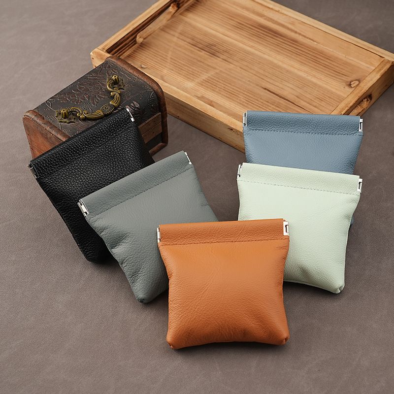 Nuova custodia in lega con apertura e chiusura automatica in vera pelle per rossetto, chiavi dell'auto, auricolari, portagioie_voghion.com