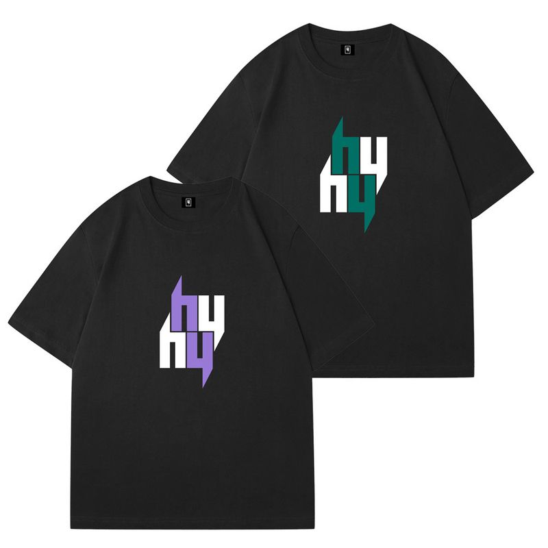 Yelir World Men's Simple Short Sleeved T-shirt Trendy Brand Summer Breathable Pure Cotton Thin Round Neck Half Sleeve_voghion.com