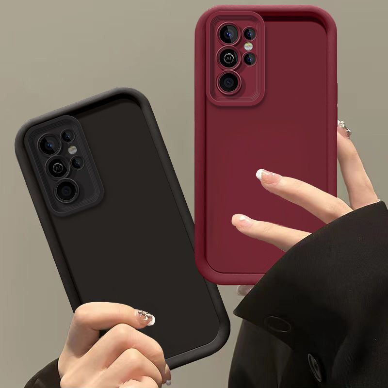 Custodia morbida in silicone per Samsung Galaxy S25 S24 S23 S22 S21 S20 Ultra Plus FE 5G Candy Color Back Cover_voghion.com