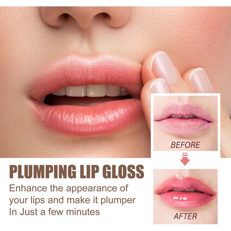 EELHOE Plump And Plump Lip Oil, Plump Increase And Fade Lip Lines Moisturize Plump Lip Oil_voghion.com