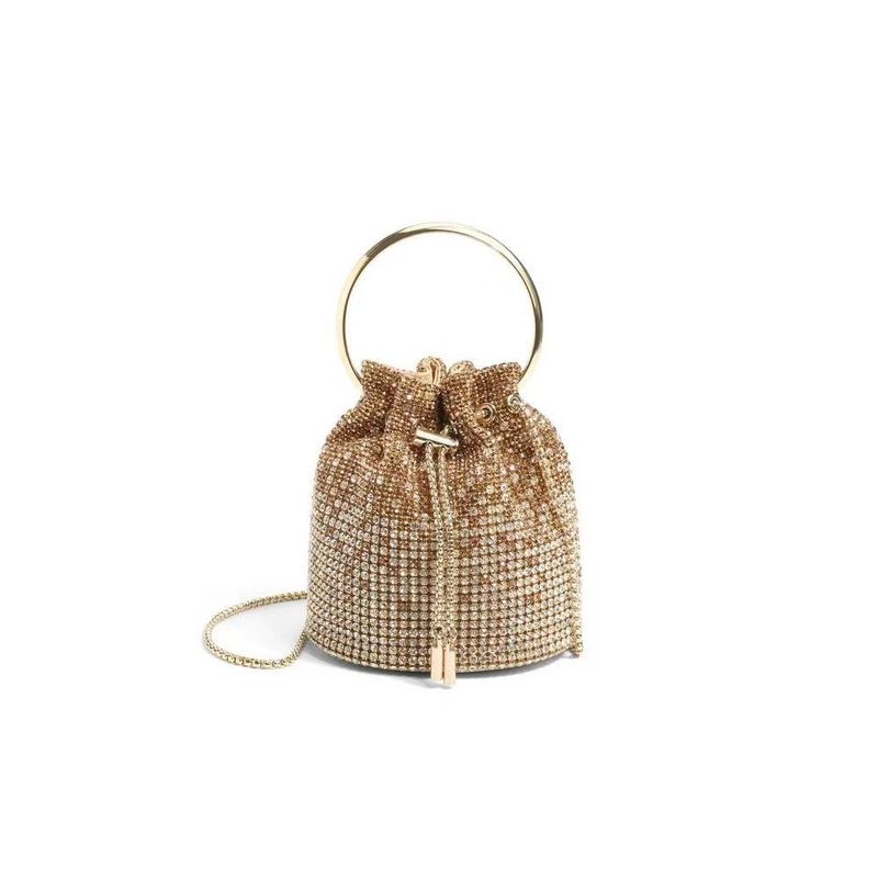 Borsa a tracolla con nappa e catena retrattile, nuova borsa a secchiello da donna del 2025_voghion.com