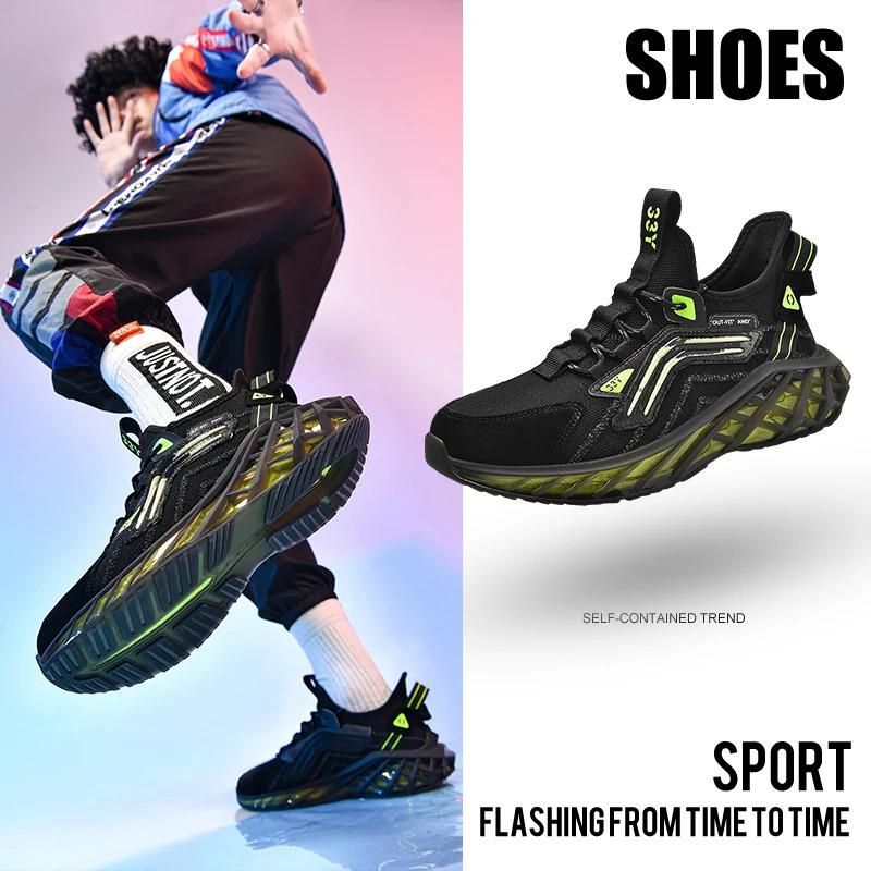 Nuove scarpe da tennis casuali traspiranti da uomo primaverili ed estive, scarpe da papà con plateau, scarpe da passeggio, scarpe da allenamento, scarpe da corsa_voghion.com