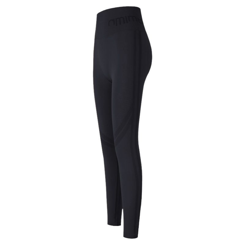 LazyZoom Fitness No Embarrassment Line Yoga Set High Waist Hip Lift Running Spring Autumn Sports Tight Long Pants_voghion.com