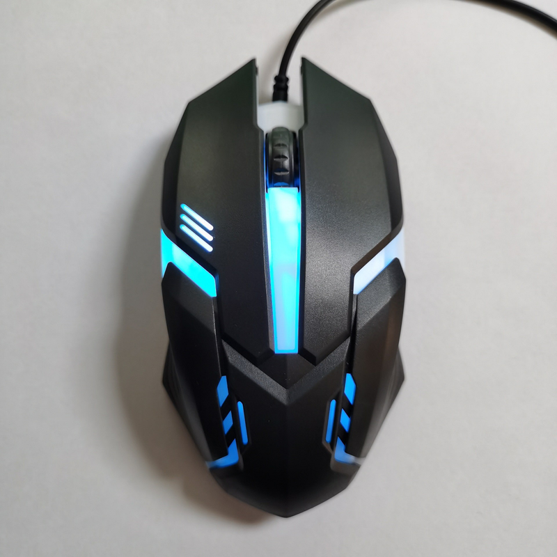 Optoelectronic Wired Colorful Glowing Office Computer Mouse, Mouse Gift_voghion.com