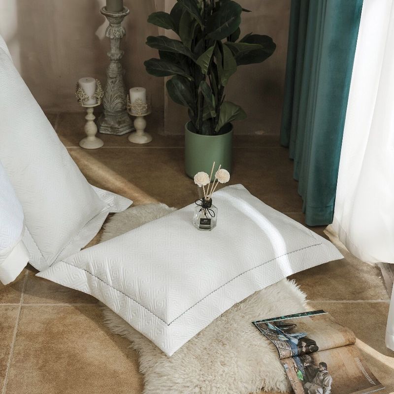 Copriletto in cotone di alta qualità, 100 pezzi, set da tre pezzi, trapuntato in cotone a fibra lunga, lenzuolo trapuntato in puro cotone, trapuntato da 1,8 m._voghion.com