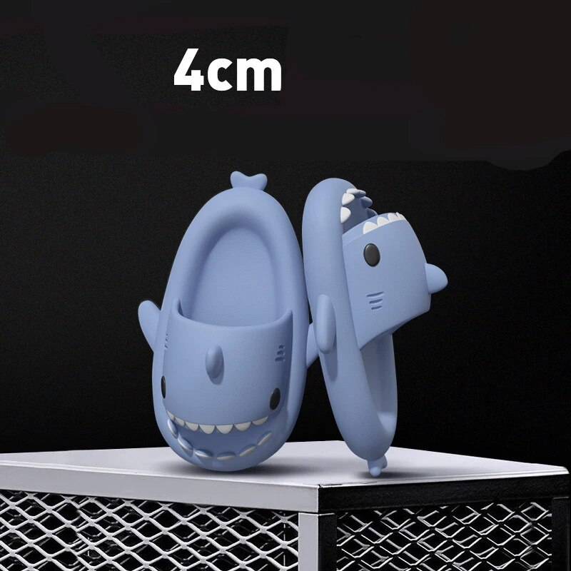 Shark Slides Γυναικείες σαγιονάρες Σπίτι Ζευγάρι Παιδικό Μπάνιο Flat παπούτσια Υπαίθρια παραλία Αστεία σανδάλια Ανδρικές παντόφλες_voghion.com