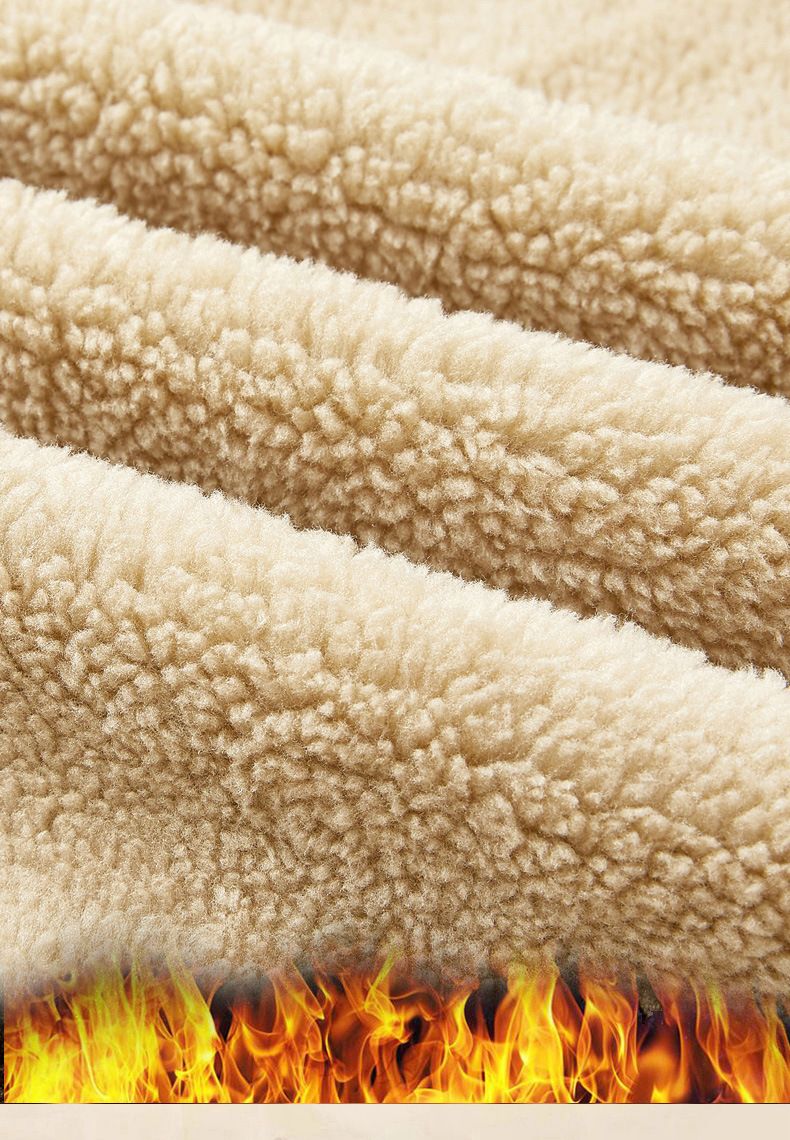 Giacca da uomo in cotone con lana di agnello, giacca invernale foderata in pile, vestibilità ampia, taglie forti, mezza età, calda, casual, anziani_voghion.com