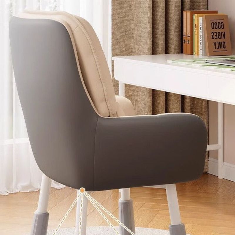 Camera da letto per ragazze, sedia da computer per scrivania di casa, sedia da studio e scrittura, comoda sedia da dormitorio con schienale piccolo e seduta lunga_voghion.com