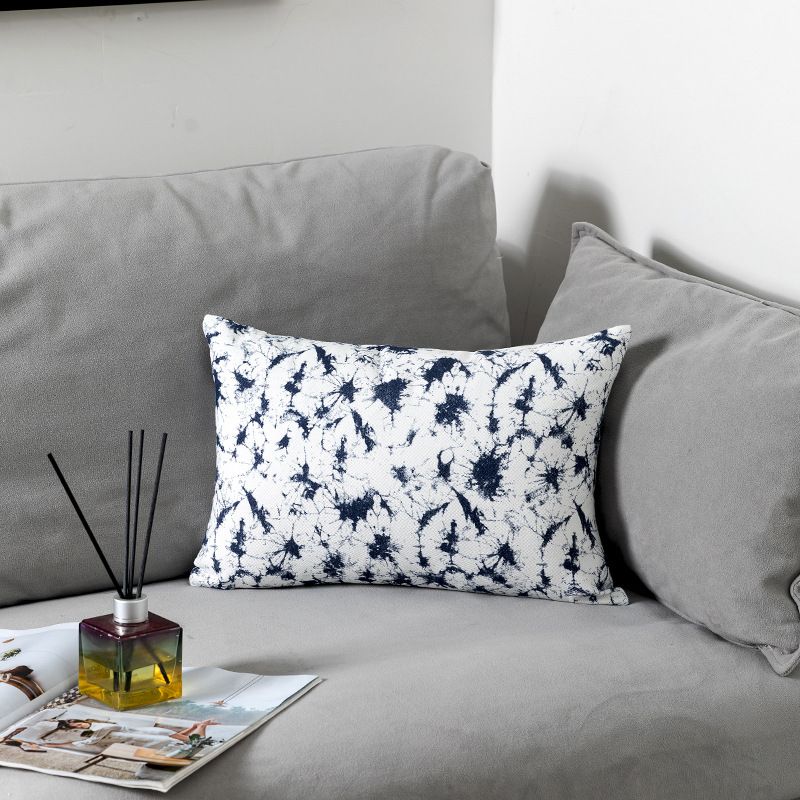 Housse de coussin de canapé imprimée recto verso, moderne, simple, fraîche, abstraite, colorée, géométrique irrégulière_voghion.com