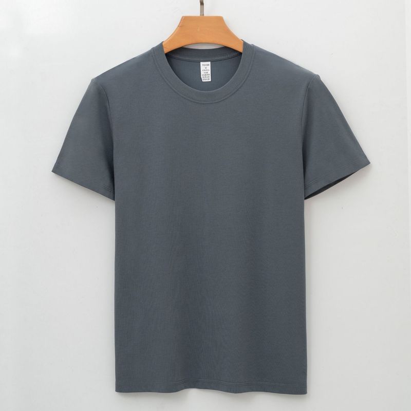 Unbeatable Quality High End Sorona Long Staple Cotton With Short Sleeved Round Neck, Three Needle White Small T-shirt, No Ironing, Sun_voghion.com
