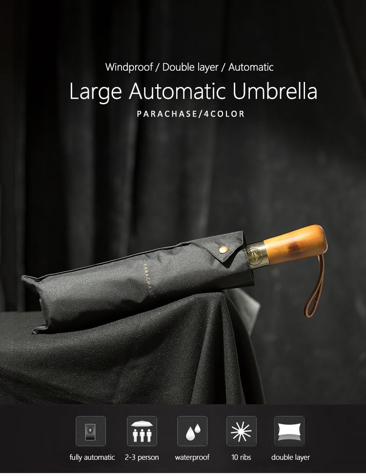 Business-Regenschirm – 115 cm, automatisch öffnend, Golfgröße_voghion.com