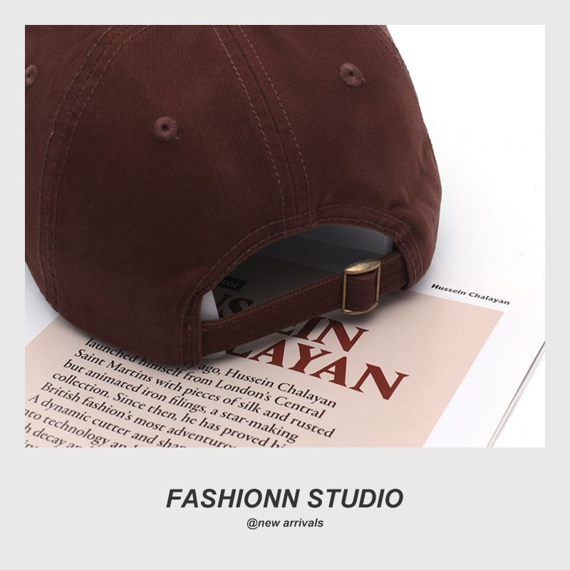 Minimalistisch Modieus Veelzijdig Gepersonaliseerde Geborduurde Gedrukte Eendenbekpet Comfortabele Ademende Verstelbare Baseballpet Met Brede Rand_voghion.com