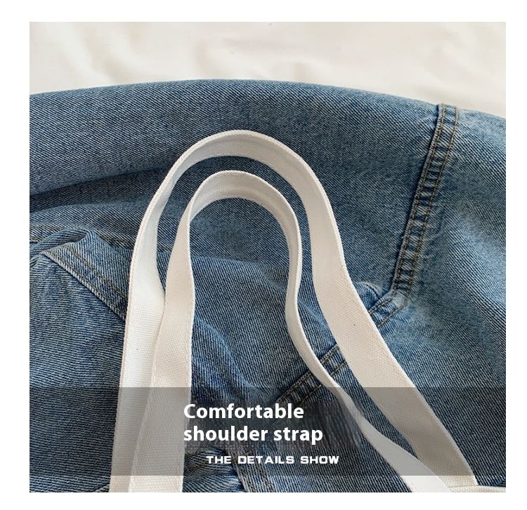 Borsa a tracolla singola alla moda, di grande capacità, da donna, versione coreana, sottobraccio, borsa tote trasparente alla moda e semplice_voghion.com