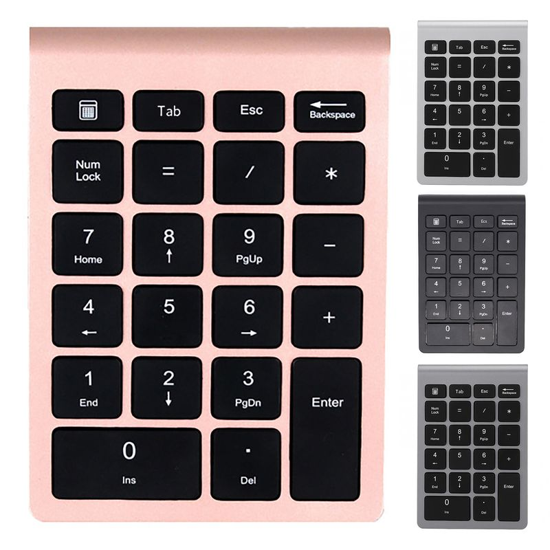 Farfi RF304 Numeric Keypad Quick Response Plug Play 22 Keys USB 2.4G Portable Ultra-thin Number Keyboard for Accountant_voghion.com
