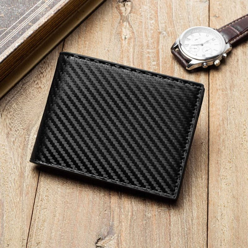 Portafoglio piccolo multifunzionale con porta biglietti da visita da uomo con copertina sottile_voghion.com