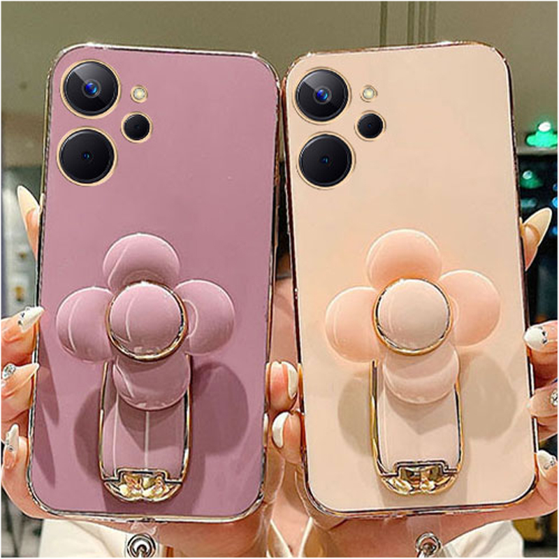 Oro Mulino A Vento Del Basamento di Caso Per Realme C31 C11 C21 C55 C33 C35 C25 C30 9i 8 Pro 8i 10 9 4G Della Copertura Del Silicone_voghion.com