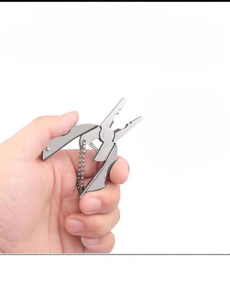 【Fan Exclusive Offer】Outdoor Multi-Function Folding Self-Rescue Portable Mini Keychain Pliers_voghion.com