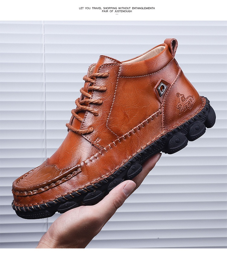 Cowboy Boots Desert Boots Rubber Waterproof Elegant Western Flat Low Heel Pointed Toe Zipper Slip-On Sports Footwear_voghion.com