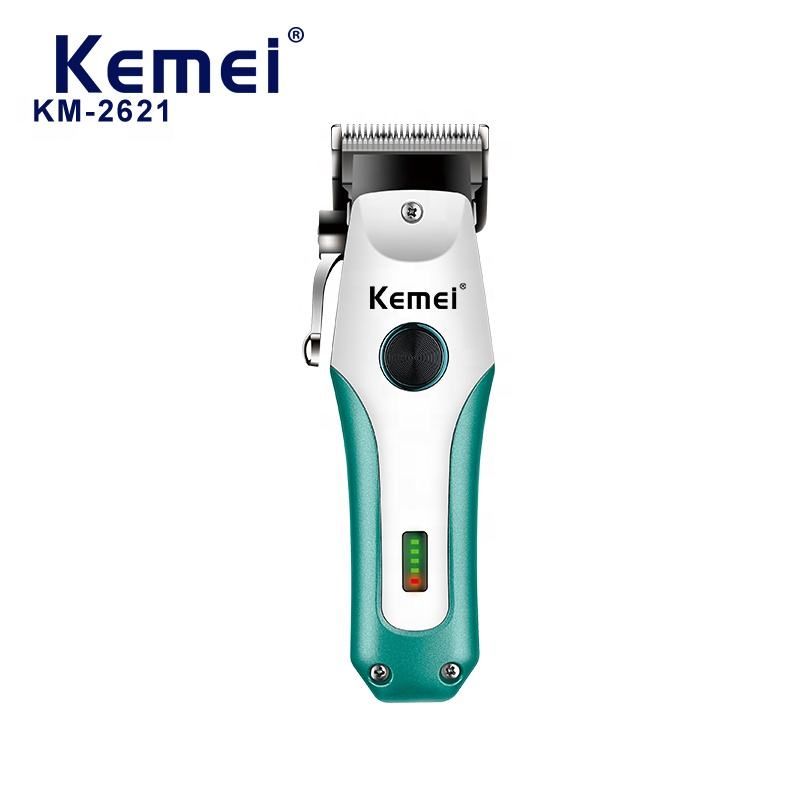 Kemei KM-2621 Vysoce kvalitní profesionální zastřihovač vlasů pro muže Elektrický zastřihovač na vlasy Dobíjecí_voghion.com