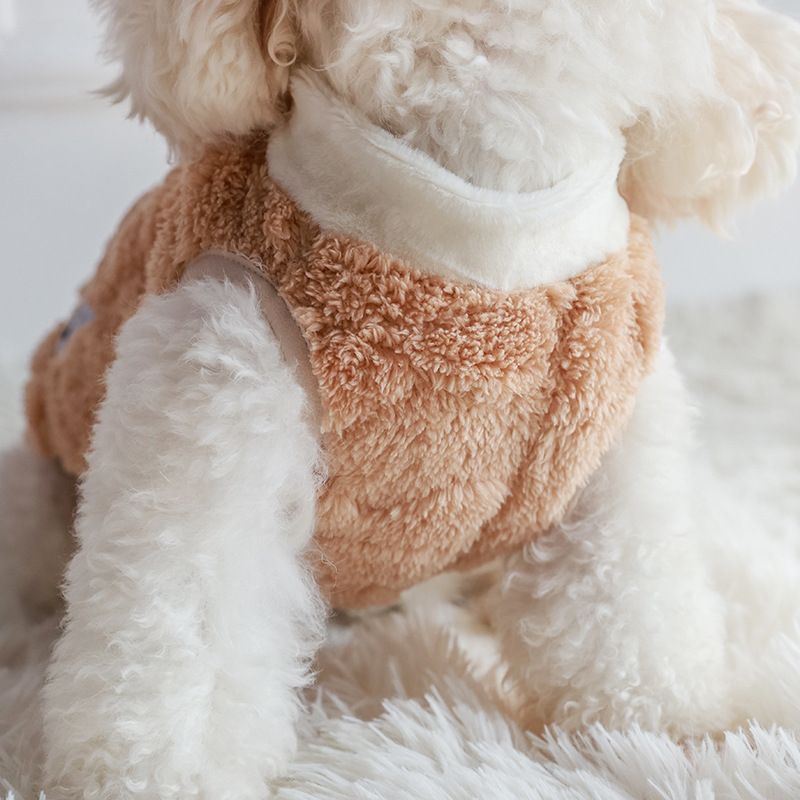 PawParty Store'dan Küçük ve Orta Boy Köpekler İçin Sonbahar-Kış Yeleği, Polar Shih Tzu Kaniş Kıyafetleri, Chihuahua Ceket ve Pug Aksesuarları_voghion.com