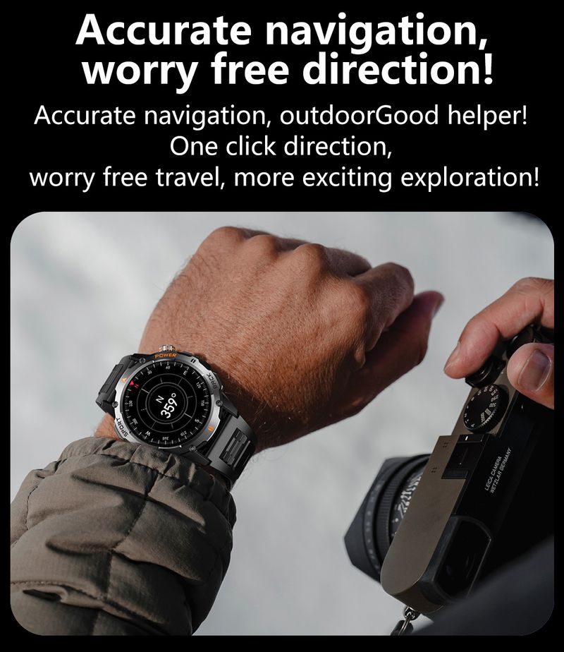 2025 Esportes ao ar livre Fiss Smartwatch para Mn 1,53 polegadas Scrn Blutooth Calg Relógios à prova d'água Blood Oxygn Rloj_voghion.com